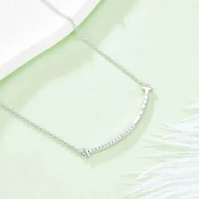 Moissanite 925 Sterling Silver Necklace Moissanite - Tophatter Daily Deals
